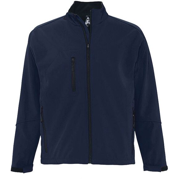 SOLS Mens Relax Soft Shell Jacket (Breathable Windproof And Water Resistant) /